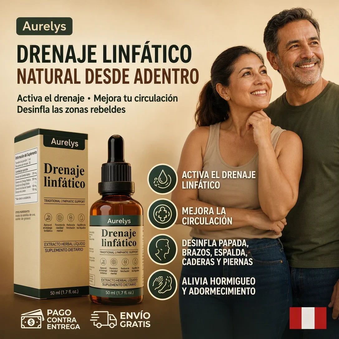 Aceite Drenaje Linfático – La Solución Natural Más Potente para Desinflamar tu Cuerpo y Reactivar tu Circulación